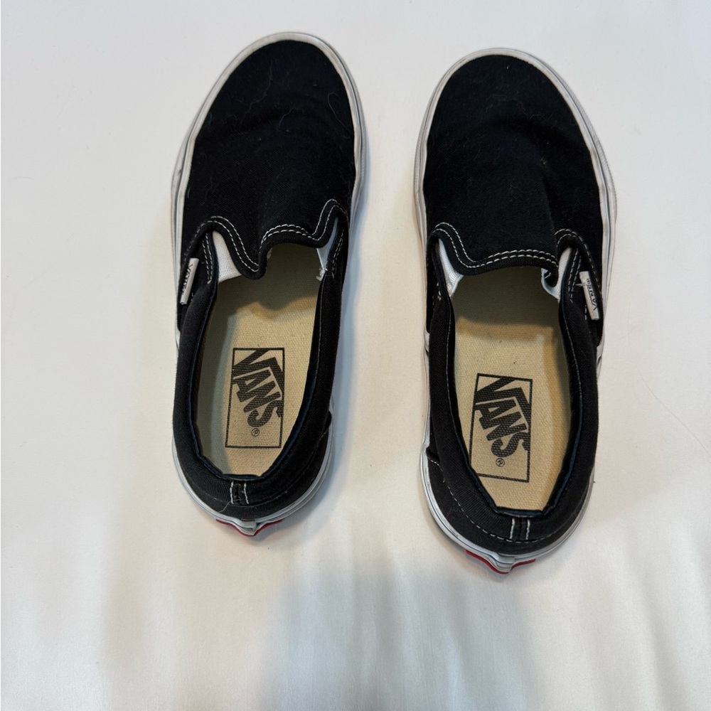 Vans Black Slip-On Sneakers